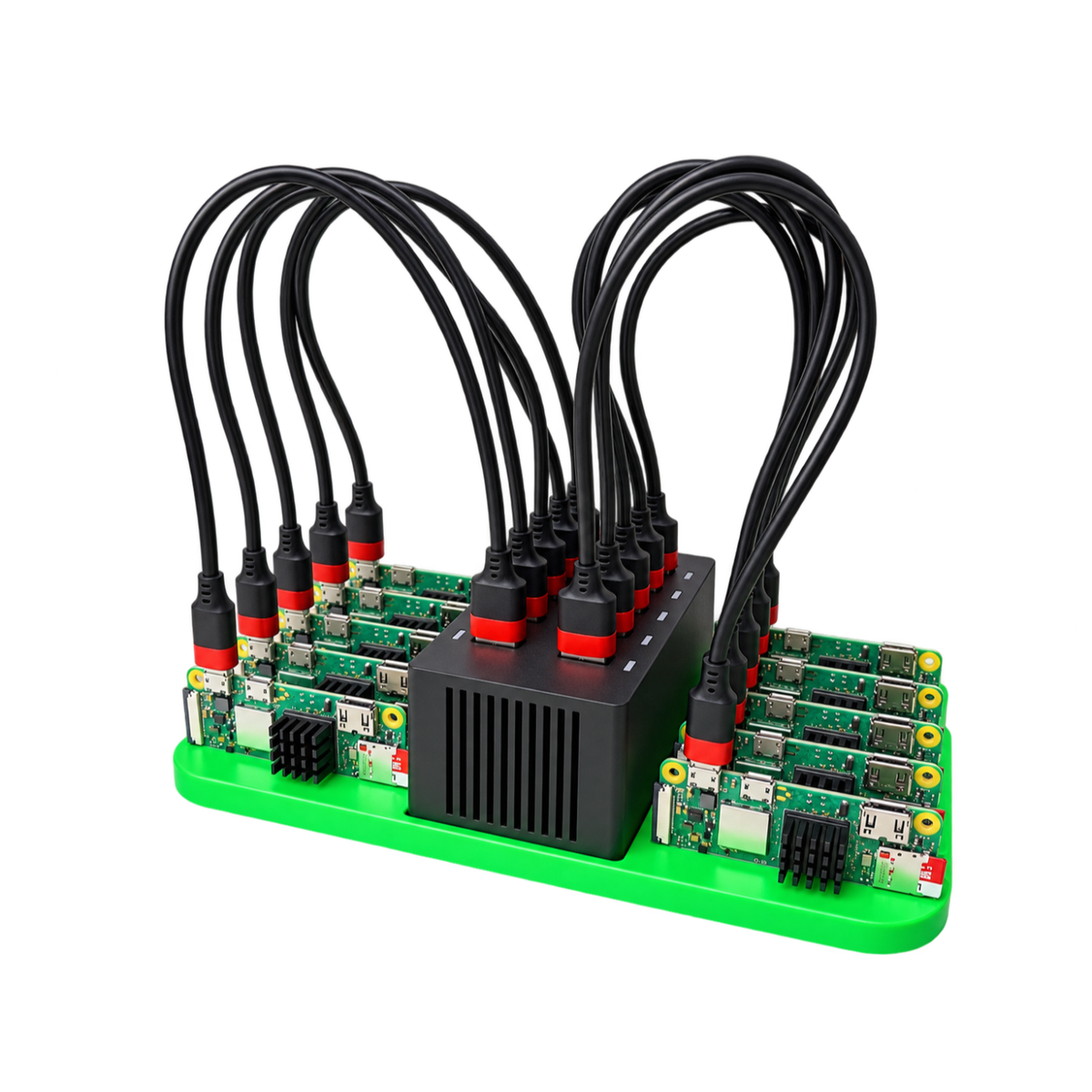 BattleNodes Raspberry Pi 10-Node Cluster Rack